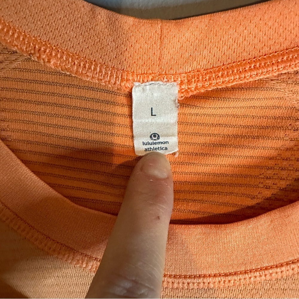 Lululemon - Mens, Metal Vent Tech, Long Sleeve, Orange, Size L - Picture 6 of 11